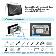 Load image into Gallery viewer, Universal Car ATOTO S8 9&quot; inch Touch Screen 6G+128G 2 Din Wireless Apple Carplay Multimedia Car Stereo
