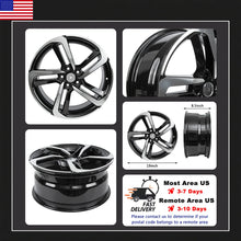 Load image into Gallery viewer, 1/2/4pcs 19X8.5 inch Silver/Black Wheel Aluminum Car Wheels Suitable For 2016-2017 Honda Accord Blade Wheel
