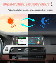Load image into Gallery viewer, Wireless Carplay Android Auto Car Radio Multimedia Player Linux Display Screen For 2012-2017 BMW 5 Series F10 F11 CIC NBT
