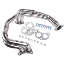 Load image into Gallery viewer, Polished Stainless  Exhaust Header For 1997-2005 Subaru Impreza RS 2.5 EJ25 No Turbo Manifold
