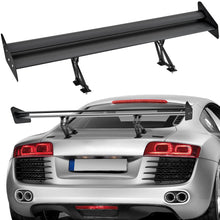 Load image into Gallery viewer, Universal Car Matte Black GT Trunk Lid Spoiler Wing  53.1&quot;/43.5&quot; inch Aluminum Spoiler with Double Deck Racing Spoiler BGW/JDM
