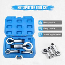Load image into Gallery viewer, 4pcs Metal Nut Splitter Tool Heavy Duty, Nut Separatoed for Removing Broken, Damaged, Or Rusty Nuts Without Damaging Bolt Threa
