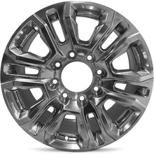 Load image into Gallery viewer, 8 Lug 20&quot;x8.5&quot; Inch Polished Silver Wheel Rim For 2020-2024 GMC Sierra 3500 OE Direct Replacement Rim

