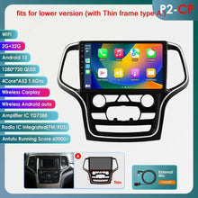Load image into Gallery viewer, Hizpo 10.1 Wireless Carplay 4G 2Din Android 13 Car Multimedia Player Radio For 2014-2022 Jeep Grand Cherokee WK2 Video Player Autoradio GPS DSP
