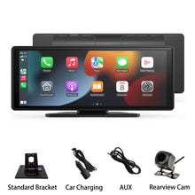 Load image into Gallery viewer, Portable Wireless Carplay Car Stereo, 10.26&quot; inch HD Touchscreen for Car with CarPlay &amp; Android Auto with Mirror Link/Backup Cam
