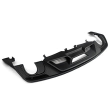 Load image into Gallery viewer, Matte Black GT500 Style Rear Bumper Lower Diffuser For 2015-2017 Ford Mustang Quad/Dual Exhaust
