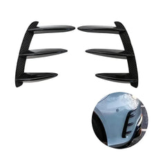 Load image into Gallery viewer, 1pair Car Black / Carbon Pattern Rear Bumper Side Splitter Spoiler Canards For Mercedes Benz W176 A200 A250 A260 A45 AMG Car Styling

