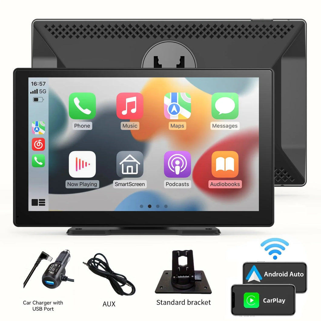 Universal Car Portable Wireless Carplay Multimedia Player With 9