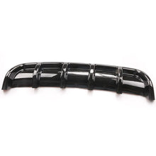 Load image into Gallery viewer, Universal Car Rear Bumper Cover Lower Spoiler Diffuser Splitter Carbon Fiber Style Shark Fin Rear Bumper Guide Plate
