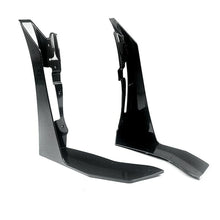 Load image into Gallery viewer, 2pcs Front Bumper Side Corner Winglet Splitters For 2015-2021 Ford Mustang GT500 Carbon Fiber Style

