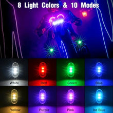 Load image into Gallery viewer, Rechargeable 4 Waterproof Pods Wireless LED Strobe Lights with Remote Control, 8 Colors Lights Anti-Collision LED Emergency Warning Lights For Car Truck  Bike Boat Drone SUV
