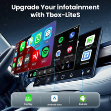 Load image into Gallery viewer, CarlinKit LiteS Android TV Box Wireless Carplay Android Auto Adapter Support Youtube Netfilx IPTV Spotify Suitable Only With Wired Carplay Or Android
