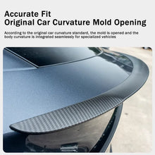 Load image into Gallery viewer, Carbon Fiber/Matte Black Trunk Lid Spoiler For 2025-2026 Tesla Model Y Juniper Spoiler Real Carbon Fiber
