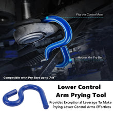 Load image into Gallery viewer, 1Set 6007 Lower Control Arm Prying Tool &amp; 25112 Ball Joint Separator Suspension Specialty Bushing Tool Kit for Cars Trucks SUVs

