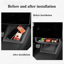 Load image into Gallery viewer, Central Control Screen Lower Hidden Storage Box Organizer For Tesla Model Y LAUNCH/Juniper/3+ Highland Automotive Accessories
