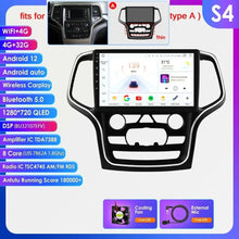 Load image into Gallery viewer, Hizpo 10.1 Wireless Carplay 4G 2Din Android 13 Car Multimedia Player Radio For 2014-2022 Jeep Grand Cherokee WK2 Video Player Autoradio GPS DSP
