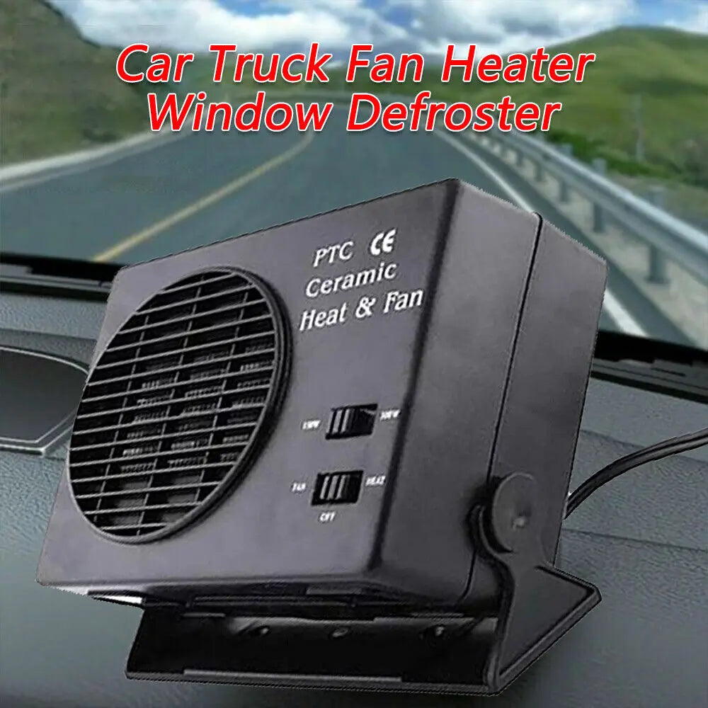 12V 300W Portable Electric Car Heater Heating Fan Defogger Defroster Demister For Vehicle