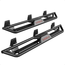 Load image into Gallery viewer, 1 Pair Black Double-step Running Boards 6.5 Inches For 2019-2023 Dodge Ram 1500 Crew Cab New Body Style Not For Classic Style
