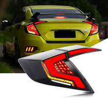 Load image into Gallery viewer, 4pcs LED Tail Lights For 2016-2021 Honda Civic Sedan 10Th Gen Start Up Animation Sequential Turn Signal Rear Lamp Assembly (Not for hatchback &amp; Coupe)
