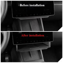 Load image into Gallery viewer, Central Control Screen Lower Hidden Storage Box Organizer For Tesla Model Y LAUNCH/Juniper/3+ Highland Automotive Accessories
