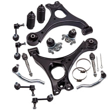 Load image into Gallery viewer, 14pcs Front Suspension Kit Front Lower Control Arms Tie Rods Ball Joints For 2006-2011 Honda Civic FD
