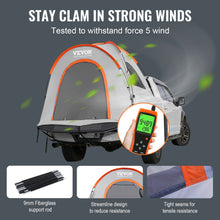 Load image into Gallery viewer, Truck Bed Tent 5.5&#39;-6&#39;  Foot Pickup Truck Tent with Rain Layer and Carry Bag Waterproof PU Double Layer Truck Tent for Camping

