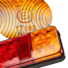 Load image into Gallery viewer, Universal Pair 10 LED Trailer Tail Rear Light Turn Signal Reverse Brake Lamp for Trailer Truck Caravan Van UTE ATV RV Tractor DC12V-24V
