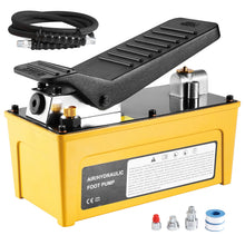 Load image into Gallery viewer, 10,000 PSI Air Hydraulic Pump 0.42 Gal Reservoir Treadle Foot Pump For Automobile Repair Frame Machine &amp; Hydraulic Press
