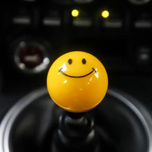 Load image into Gallery viewer, Universal Car Yellow Smiley Face Manual Gear Shift Knob, Universal Fit, 3 Installation Tools
