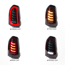 Load image into Gallery viewer, 2pcs Pair LED Tail Lights For 2011-2014 Chrysler 300 300C 300L Dynamic Signal Start-up Animation Black Rear Lamps Assembly
