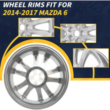 Load image into Gallery viewer, New 19&quot;x7.5&quot; Inch Aluminum Replacement Wheel Rim For 2014-2017 Mazda 6 Silver OEM Design
