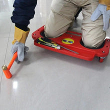 Load image into Gallery viewer, Mechanics Rolling Knee Pads With Wheels Creeper With Tool Tray Used For Car Body Repair
