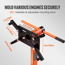 Load image into Gallery viewer, VEVOR Engine Stand 750/1300/1500 lbs Rotating Engine Motor Stand with 360 Degree Adjustable Head Dolly for Vehicle Auto Repair
