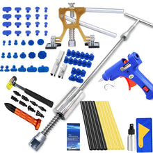 Load image into Gallery viewer, 67pcs PDR Paintless Dent Repair Pulling Tool Set Car Dent Repair Tools Kit Slide Reverse Hammer Suction Cup Sheet Metal Auto Body Paintless Dent Removal Puller Set Car Tools Kit
