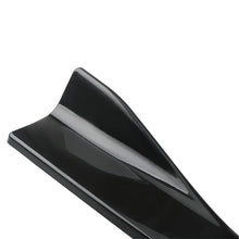 Load image into Gallery viewer, 2Pcs Universal Car Rear Bumper Lip Splitter Diffuser / Side Winglet Aprons Gloss Black / Carbon Fiber Style Wings
