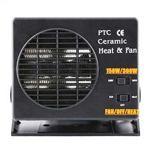 Load image into Gallery viewer, 12V 300W Portable Electric Car Heater Heating Fan Defogger Defroster Demister For Vehicle
