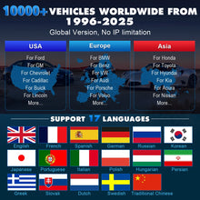 Load image into Gallery viewer, 2025 New KINGBOLEN K7 ALL System Car Diagnostic Tools ECU Coding Bi-directional 28 Reset Lifetime Free Update PK X431 CRP919E BT OBD2 Android 10 7&quot;Inch Touch Screen Engine Analyzer
