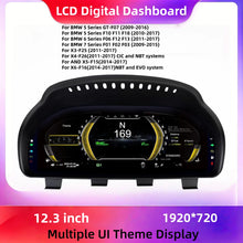 Load image into Gallery viewer, 12.3" Digital Instrument Cluster for BMW 5 Series F10/F11/F18 Linux System Car Speedometer Odometer Digital Dashboard Head Up Display Electronic Gauge Also For BMW 6/7 Series/X3/X5
