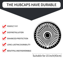 Load image into Gallery viewer, 15&quot; Inch Steel Wheel Hub Cap Blade Style Full Cover Hubcap Decorative Automotive Accessories Design for Chevy Express Cargo Van
