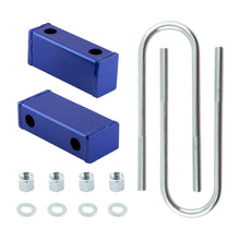 Load image into Gallery viewer, Rear Suspension 3" inch Drop Kit Lowering Blocks U-Bolts For 1963-1967 Chevy C10 Panel/Pickup, 1967-1972 Chevy C10 Suburban/GMC C15 Pickup/Jimmy
