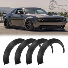Load image into Gallery viewer, 4pcs Matte Black Universal Car Wide Fender Flares Wheel Arches Extension Mud Mudguards For AUDI, For LEXUS, For Dodge Challenger
