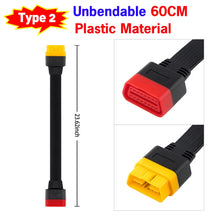 Load image into Gallery viewer, 36cm OBD2 Extension Cable OBD Male to Female Connector With16 Pins Adapter For 12V Vehicle Thinkdiag Easydiag Diagzone ELM327
