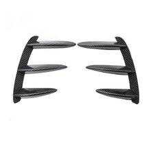 Load image into Gallery viewer, 1pair Car Black / Carbon Pattern Rear Bumper Side Splitter Spoiler Canards For Mercedes Benz W176 A200 A250 A260 A45 AMG Car Styling
