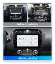 Load image into Gallery viewer, Hizpo 9-Inch 4G 2 Din Wireless Apple CarPlay Android Multimedia Player For 2012-2023 Mitsubishi Mirage/Spacestar/2015-2023 Dodge Attitude CarPlay Smart Intelligent Systems IPS Touch Screen Stereo Video Player With Day/Night M
