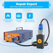 Load image into Gallery viewer, 1380W 110V 150KHz Magnetic Induction Dent Repair Machine Car Body Paintless Dent Repair Removing Tool Set Electromagnetic Induction Heater
