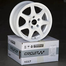 Load image into Gallery viewer, CP42 15x7 Inch 5 Lug Gloss White 5x114.3 +35mm Aluminum Wheels USDM ITR Integra Type R Style
