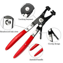 Load image into Gallery viewer, Car Hose Spring Clamp Pliers, Bendable Hose Clamps Cable Type Flex Cable Straight Hose Bundle Removal Long Clamps Auto Repair Tools
