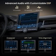 Load image into Gallery viewer, Universal Car 1 Din 10.1 inch Retractable Screen Android Car Stereo Bluetooth CarPlay Auto 1Din Radio with Knob Button A5 A5L
