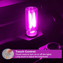 Load image into Gallery viewer, 2pcs Car USB Lights, Plug-in Retro Car Atmosphere Lamp with Touch Dimmable, Portable Mini Glass Bottle LED Bulb Night Lights
