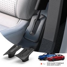 Load image into Gallery viewer, 2pcs Car Seat Belt Gap Filler For 2024 Tesla Model 3 2022-2024 Model Y Protects Prevents Debris Side Seam Styling Seat Gap Leak-proof Filling Silicone Cover Accessories
